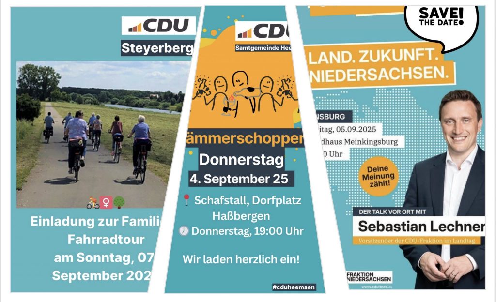 Viel los im CDU-Kreisverband Nienburg!