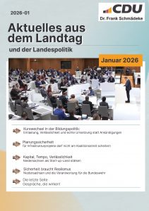 Aktuelles aus dem Landtag